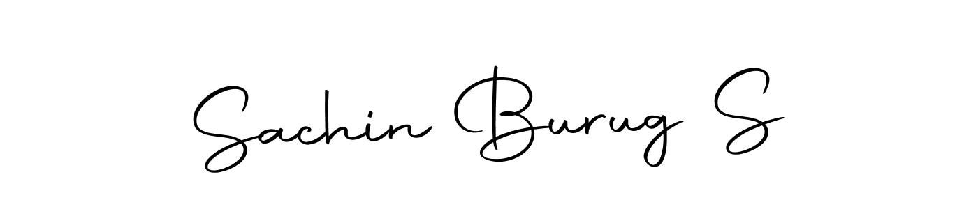 It looks lik you need a new signature style for name Sachin Burug S. Design unique handwritten (Autography-DOLnW) signature with our free signature maker in just a few clicks. Sachin Burug S signature style 10 images and pictures png