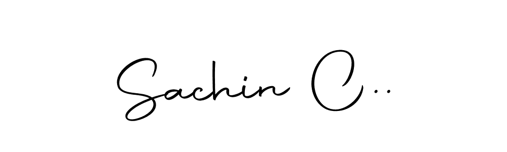 Create a beautiful signature design for name Sachin C... With this signature (Autography-DOLnW) fonts, you can make a handwritten signature for free. Sachin C.. signature style 10 images and pictures png