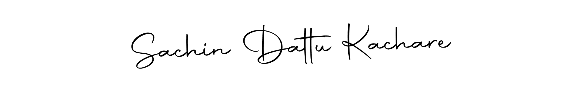 How to make Sachin Dattu Kachare signature? Autography-DOLnW is a professional autograph style. Create handwritten signature for Sachin Dattu Kachare name. Sachin Dattu Kachare signature style 10 images and pictures png