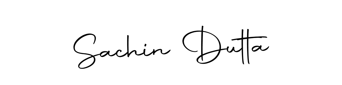 Use a signature maker to create a handwritten signature online. With this signature software, you can design (Autography-DOLnW) your own signature for name Sachin Dutta. Sachin Dutta signature style 10 images and pictures png