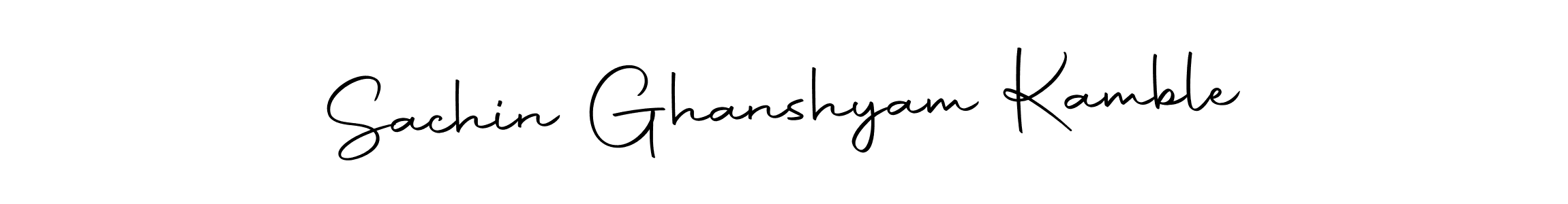 Also we have Sachin Ghanshyam Kamble name is the best signature style. Create professional handwritten signature collection using Autography-DOLnW autograph style. Sachin Ghanshyam Kamble signature style 10 images and pictures png