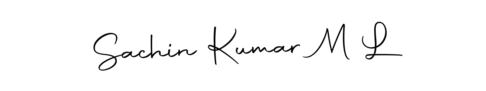 This is the best signature style for the Sachin Kumar M L name. Also you like these signature font (Autography-DOLnW). Mix name signature. Sachin Kumar M L signature style 10 images and pictures png
