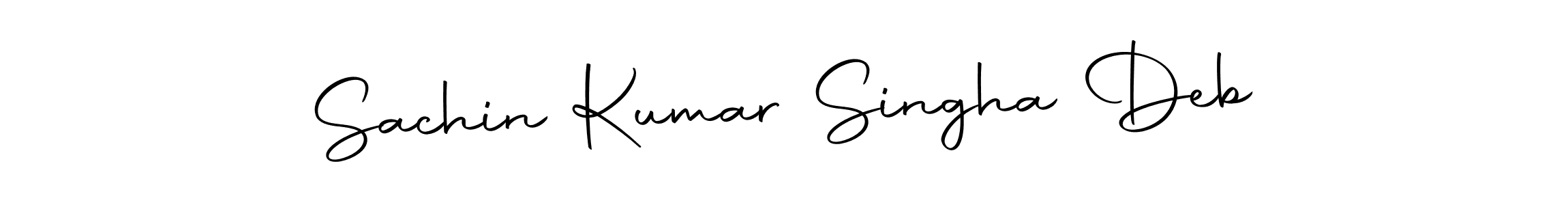 The best way (Autography-DOLnW) to make a short signature is to pick only two or three words in your name. The name Sachin Kumar Singha Deb include a total of six letters. For converting this name. Sachin Kumar Singha Deb signature style 10 images and pictures png