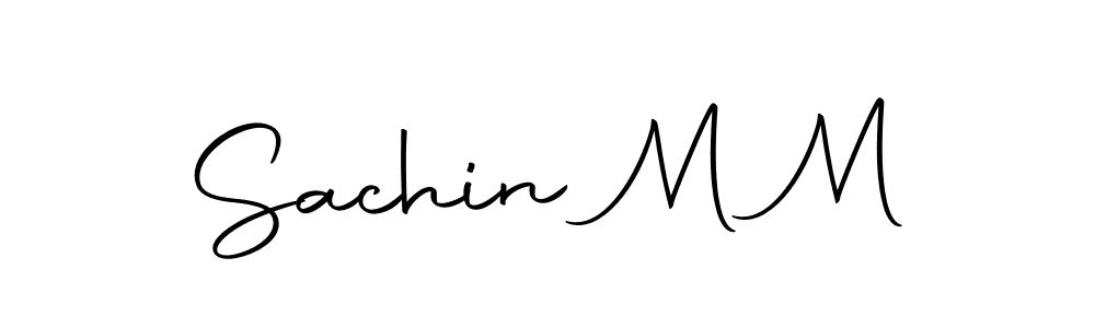 How to make Sachin M M signature? Autography-DOLnW is a professional autograph style. Create handwritten signature for Sachin M M name. Sachin M M signature style 10 images and pictures png