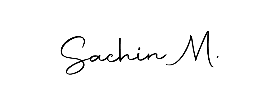 Once you've used our free online signature maker to create your best signature Autography-DOLnW style, it's time to enjoy all of the benefits that Sachin M. name signing documents. Sachin M. signature style 10 images and pictures png