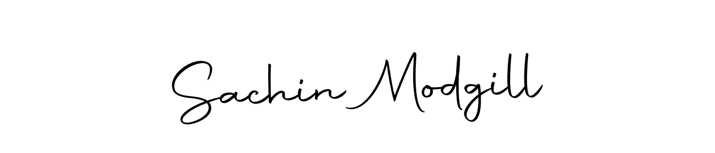 Create a beautiful signature design for name Sachin Modgill. With this signature (Autography-DOLnW) fonts, you can make a handwritten signature for free. Sachin Modgill signature style 10 images and pictures png