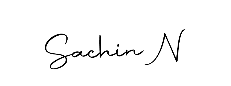 Here are the top 10 professional signature styles for the name Sachin N. These are the best autograph styles you can use for your name. Sachin N signature style 10 images and pictures png