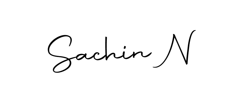 You can use this online signature creator to create a handwritten signature for the name Sachin N. This is the best online autograph maker. Sachin N signature style 10 images and pictures png
