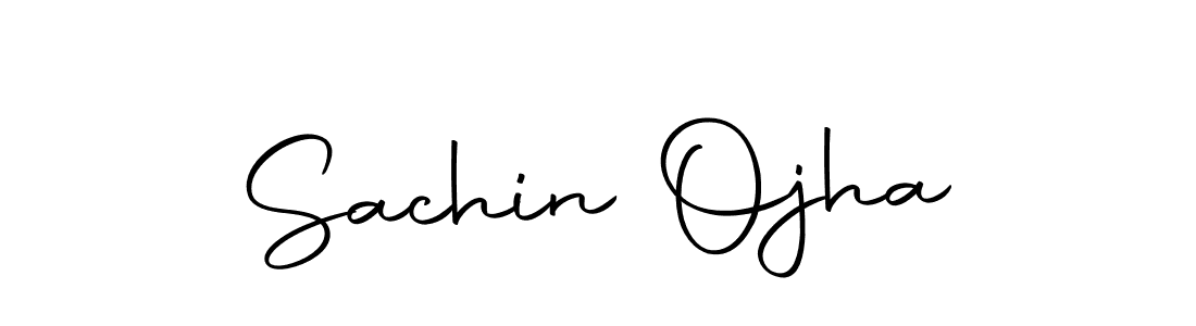 How to make Sachin Ojha name signature. Use Autography-DOLnW style for creating short signs online. This is the latest handwritten sign. Sachin Ojha signature style 10 images and pictures png