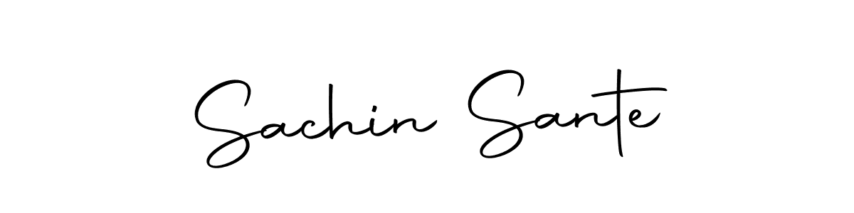 Create a beautiful signature design for name Sachin Sante. With this signature (Autography-DOLnW) fonts, you can make a handwritten signature for free. Sachin Sante signature style 10 images and pictures png