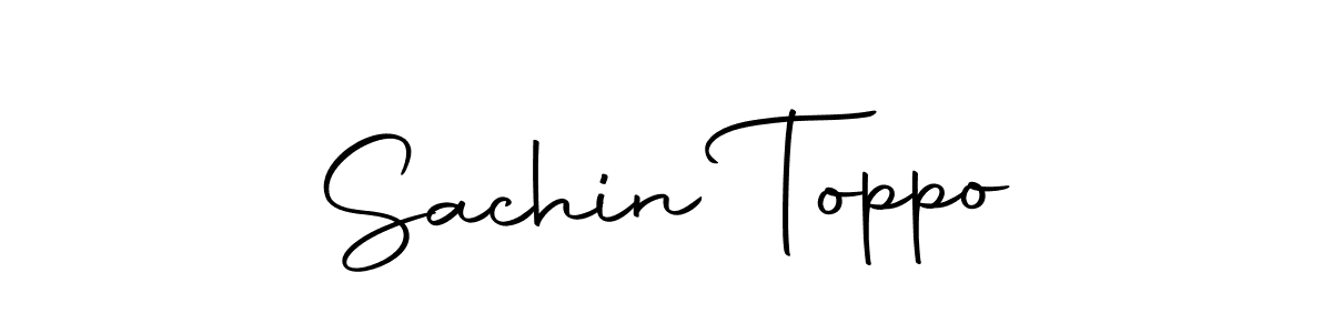 Use a signature maker to create a handwritten signature online. With this signature software, you can design (Autography-DOLnW) your own signature for name Sachin Toppo. Sachin Toppo signature style 10 images and pictures png