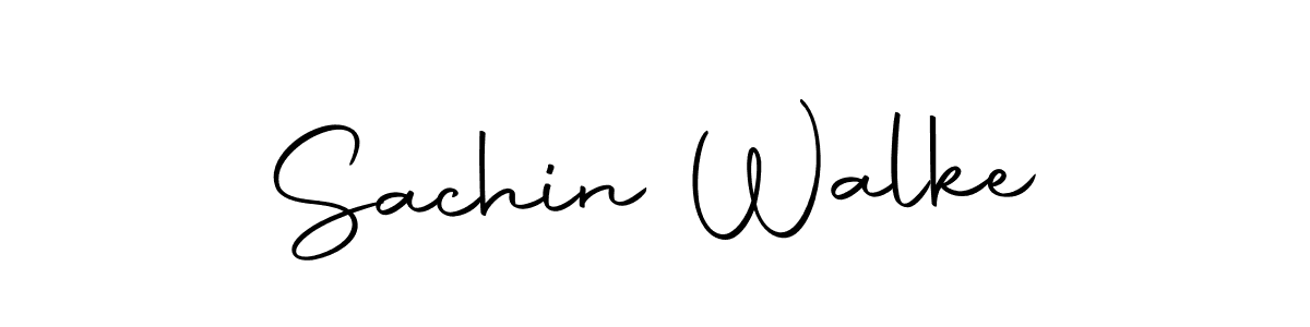 if you are searching for the best signature style for your name Sachin Walke. so please give up your signature search. here we have designed multiple signature styles  using Autography-DOLnW. Sachin Walke signature style 10 images and pictures png