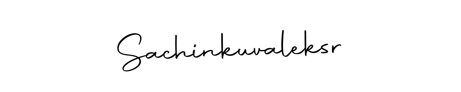 Make a short Sachinkuvaleksr signature style. Manage your documents anywhere anytime using Autography-DOLnW. Create and add eSignatures, submit forms, share and send files easily. Sachinkuvaleksr signature style 10 images and pictures png