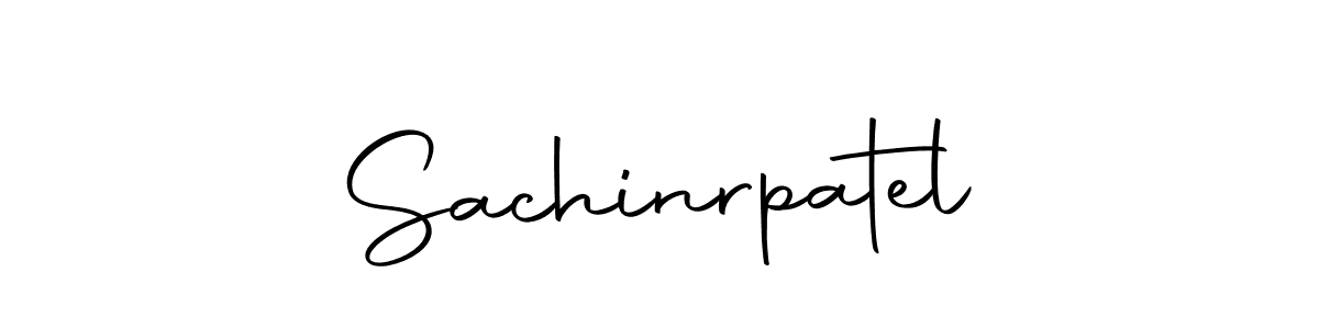 How to make Sachinrpatel name signature. Use Autography-DOLnW style for creating short signs online. This is the latest handwritten sign. Sachinrpatel signature style 10 images and pictures png
