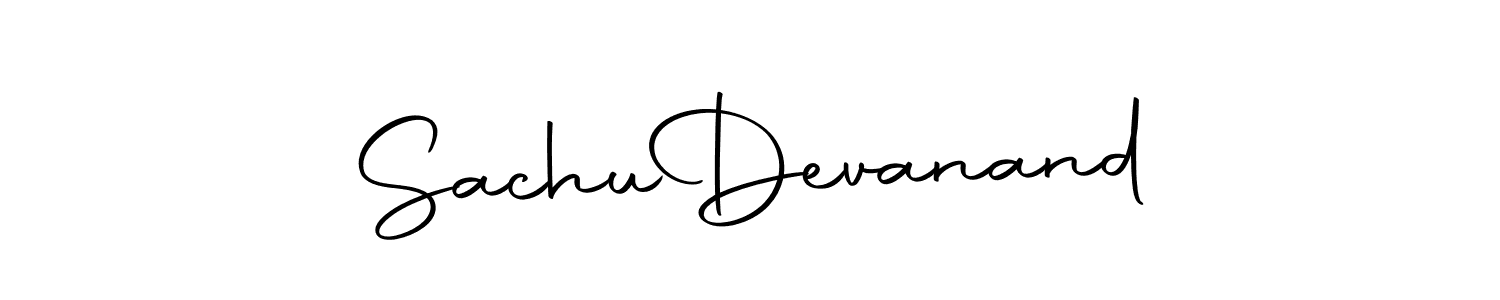 Use a signature maker to create a handwritten signature online. With this signature software, you can design (Autography-DOLnW) your own signature for name Sachu  Devanand. Sachu  Devanand signature style 10 images and pictures png