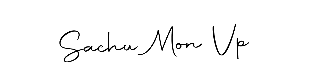 if you are searching for the best signature style for your name Sachu Mon Vp. so please give up your signature search. here we have designed multiple signature styles  using Autography-DOLnW. Sachu Mon Vp signature style 10 images and pictures png