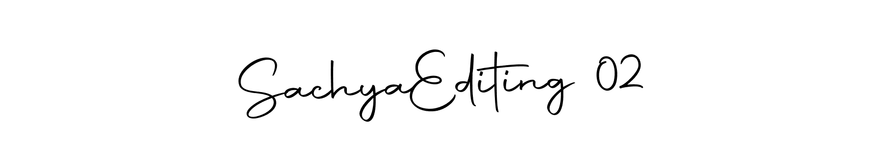 Make a beautiful signature design for name Sachya  Editing 02. Use this online signature maker to create a handwritten signature for free. Sachya  Editing 02 signature style 10 images and pictures png