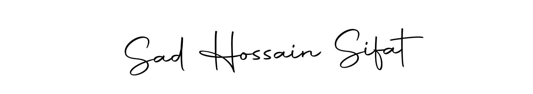 Design your own signature with our free online signature maker. With this signature software, you can create a handwritten (Autography-DOLnW) signature for name Sad Hossain Sifat. Sad Hossain Sifat signature style 10 images and pictures png