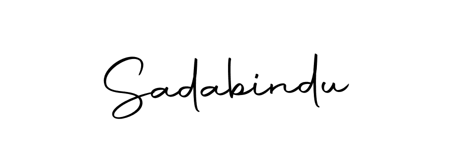 The best way (Autography-DOLnW) to make a short signature is to pick only two or three words in your name. The name Sadabindu include a total of six letters. For converting this name. Sadabindu signature style 10 images and pictures png