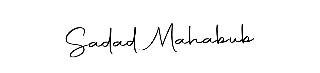 Also we have Sadad Mahabub name is the best signature style. Create professional handwritten signature collection using Autography-DOLnW autograph style. Sadad Mahabub signature style 10 images and pictures png