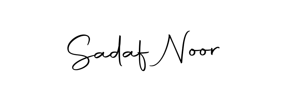 Make a beautiful signature design for name Sadaf Noor. With this signature (Autography-DOLnW) style, you can create a handwritten signature for free. Sadaf Noor signature style 10 images and pictures png