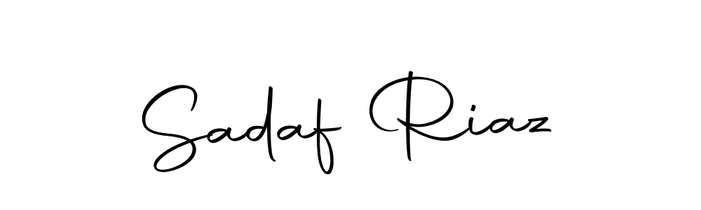 Sadaf Riaz stylish signature style. Best Handwritten Sign (Autography-DOLnW) for my name. Handwritten Signature Collection Ideas for my name Sadaf Riaz. Sadaf Riaz signature style 10 images and pictures png