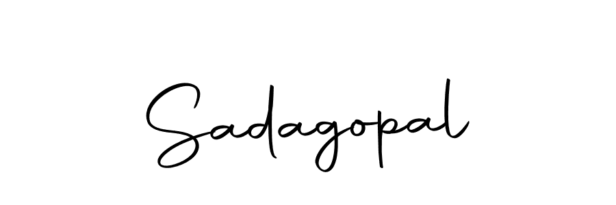 Design your own signature with our free online signature maker. With this signature software, you can create a handwritten (Autography-DOLnW) signature for name Sadagopal. Sadagopal signature style 10 images and pictures png