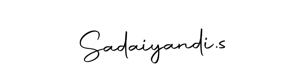 You should practise on your own different ways (Autography-DOLnW) to write your name (Sadaiyandi.s) in signature. don't let someone else do it for you. Sadaiyandi.s signature style 10 images and pictures png