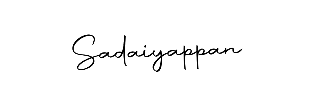Create a beautiful signature design for name Sadaiyappan. With this signature (Autography-DOLnW) fonts, you can make a handwritten signature for free. Sadaiyappan signature style 10 images and pictures png