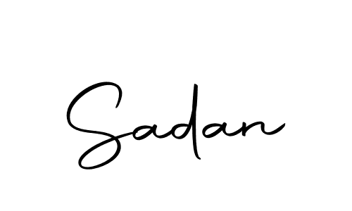 Make a beautiful signature design for name Sadan. Use this online signature maker to create a handwritten signature for free. Sadan signature style 10 images and pictures png