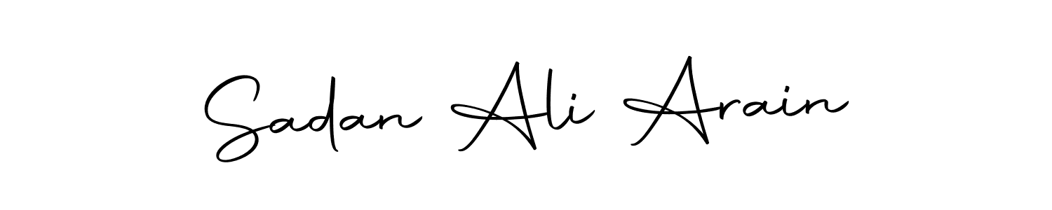 Make a beautiful signature design for name Sadan Ali Arain. With this signature (Autography-DOLnW) style, you can create a handwritten signature for free. Sadan Ali Arain signature style 10 images and pictures png