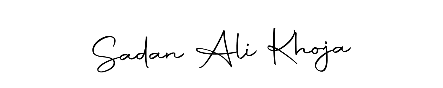Similarly Autography-DOLnW is the best handwritten signature design. Signature creator online .You can use it as an online autograph creator for name Sadan Ali Khoja. Sadan Ali Khoja signature style 10 images and pictures png