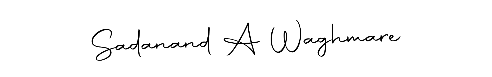 Make a beautiful signature design for name Sadanand A Waghmare. Use this online signature maker to create a handwritten signature for free. Sadanand A Waghmare signature style 10 images and pictures png