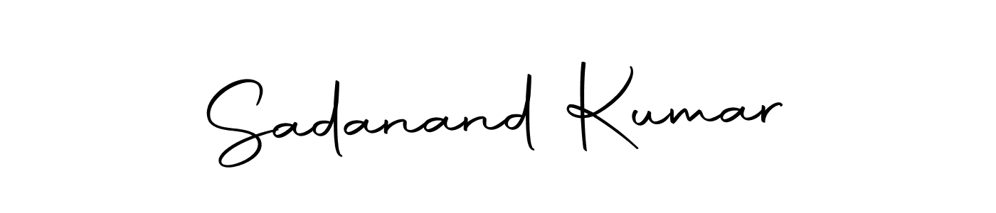 Make a short Sadanand Kumar signature style. Manage your documents anywhere anytime using Autography-DOLnW. Create and add eSignatures, submit forms, share and send files easily. Sadanand Kumar signature style 10 images and pictures png