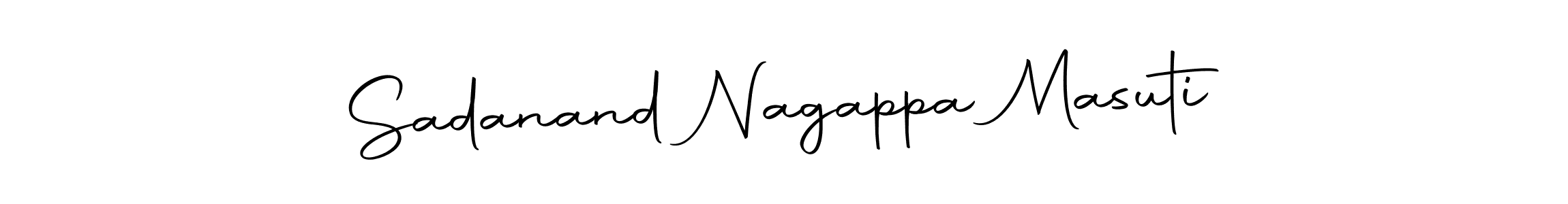 The best way (Autography-DOLnW) to make a short signature is to pick only two or three words in your name. The name Sadanand Nagappa Masuti include a total of six letters. For converting this name. Sadanand Nagappa Masuti signature style 10 images and pictures png