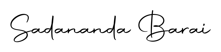 A stylish, flowing autograph style designed for name Sadananda Barai using Autography-DOLnW typography. Perfect for digital creative projects. Sadananda Barai signature style 10 images and pictures png
