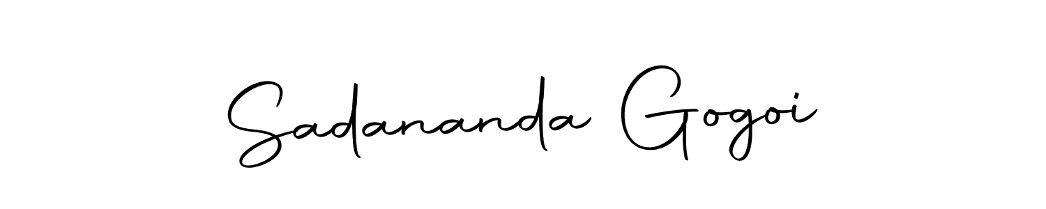 Make a beautiful signature design for name Sadananda Gogoi. Use this online signature maker to create a handwritten signature for free. Sadananda Gogoi signature style 10 images and pictures png