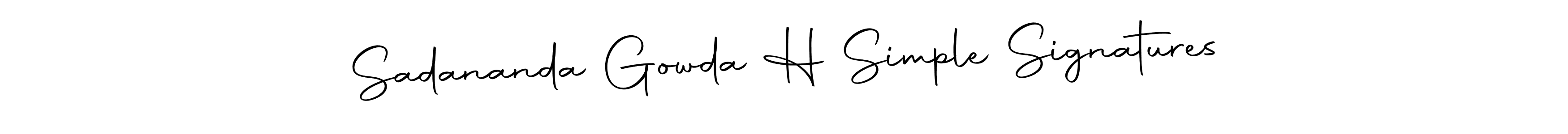 Similarly Autography-DOLnW is the best handwritten signature design. Signature creator online .You can use it as an online autograph creator for name Sadananda Gowda H Simple Signatures. Sadananda Gowda H Simple Signatures signature style 10 images and pictures png