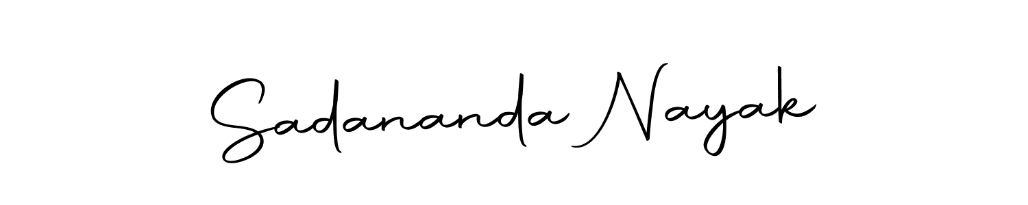 Design your own signature with our free online signature maker. With this signature software, you can create a handwritten (Autography-DOLnW) signature for name Sadananda Nayak. Sadananda Nayak signature style 10 images and pictures png