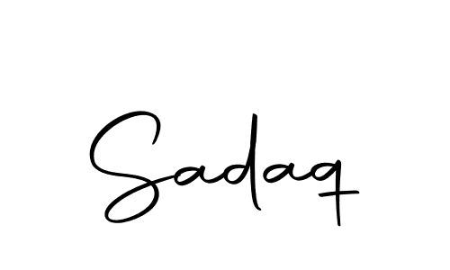 Design your own signature with our free online signature maker. With this signature software, you can create a handwritten (Autography-DOLnW) signature for name Sadaq. Sadaq signature style 10 images and pictures png