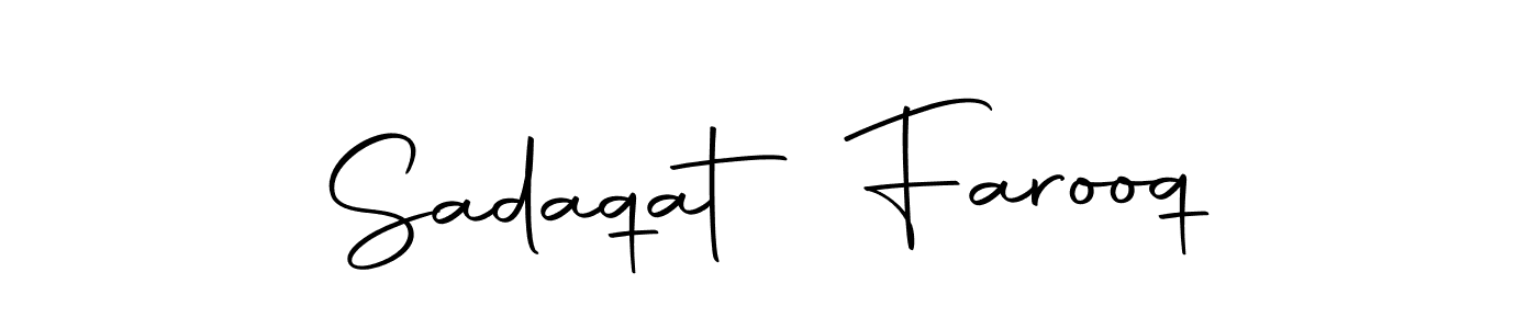 Sadaqat Farooq stylish signature style. Best Handwritten Sign (Autography-DOLnW) for my name. Handwritten Signature Collection Ideas for my name Sadaqat Farooq. Sadaqat Farooq signature style 10 images and pictures png