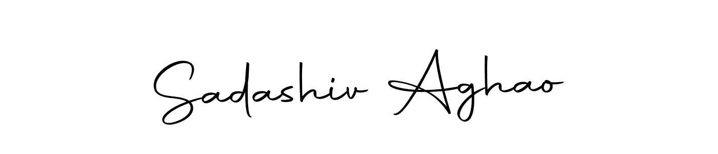 Create a beautiful signature design for name Sadashiv Aghao. With this signature (Autography-DOLnW) fonts, you can make a handwritten signature for free. Sadashiv Aghao signature style 10 images and pictures png