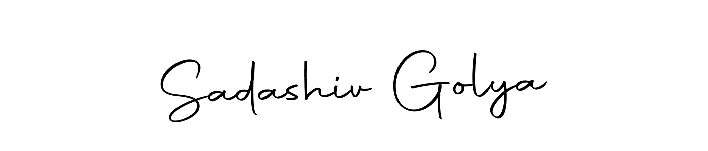 Sadashiv Golya stylish signature style. Best Handwritten Sign (Autography-DOLnW) for my name. Handwritten Signature Collection Ideas for my name Sadashiv Golya. Sadashiv Golya signature style 10 images and pictures png