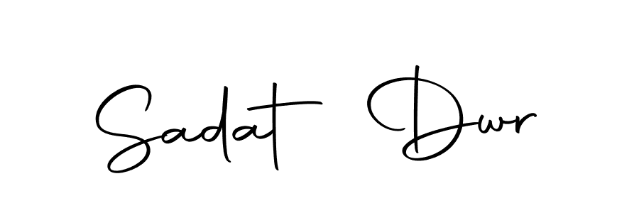 Create a beautiful signature design for name Sadat Dwr. With this signature (Autography-DOLnW) fonts, you can make a handwritten signature for free. Sadat Dwr signature style 10 images and pictures png