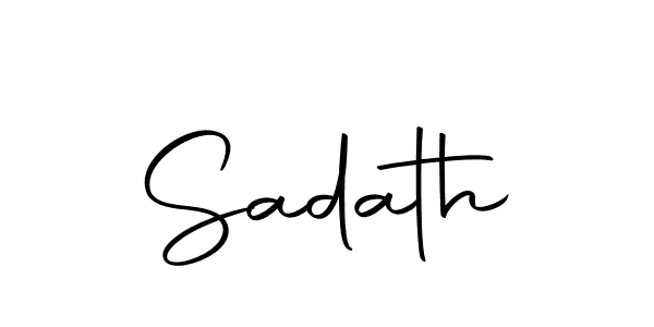 How to make Sadath name signature. Use Autography-DOLnW style for creating short signs online. This is the latest handwritten sign. Sadath signature style 10 images and pictures png