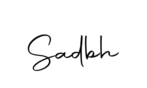 Also we have Sadbh name is the best signature style. Create professional handwritten signature collection using Autography-DOLnW autograph style. Sadbh signature style 10 images and pictures png