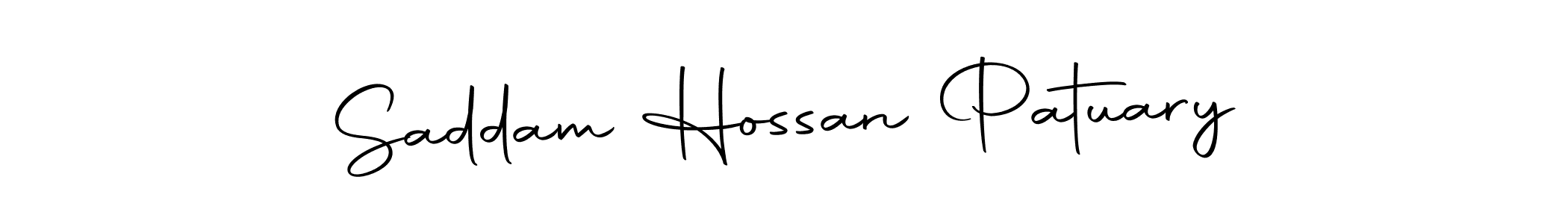 if you are searching for the best signature style for your name Saddam Hossan Patuary. so please give up your signature search. here we have designed multiple signature styles  using Autography-DOLnW. Saddam Hossan Patuary signature style 10 images and pictures png