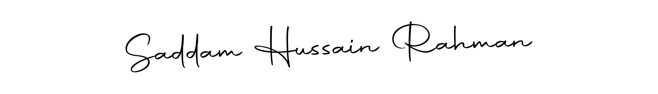 if you are searching for the best signature style for your name Saddam Hussain Rahman. so please give up your signature search. here we have designed multiple signature styles  using Autography-DOLnW. Saddam Hussain Rahman signature style 10 images and pictures png