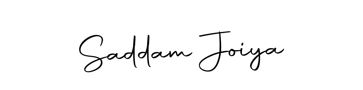 The best way (Autography-DOLnW) to make a short signature is to pick only two or three words in your name. The name Saddam Joiya include a total of six letters. For converting this name. Saddam Joiya signature style 10 images and pictures png