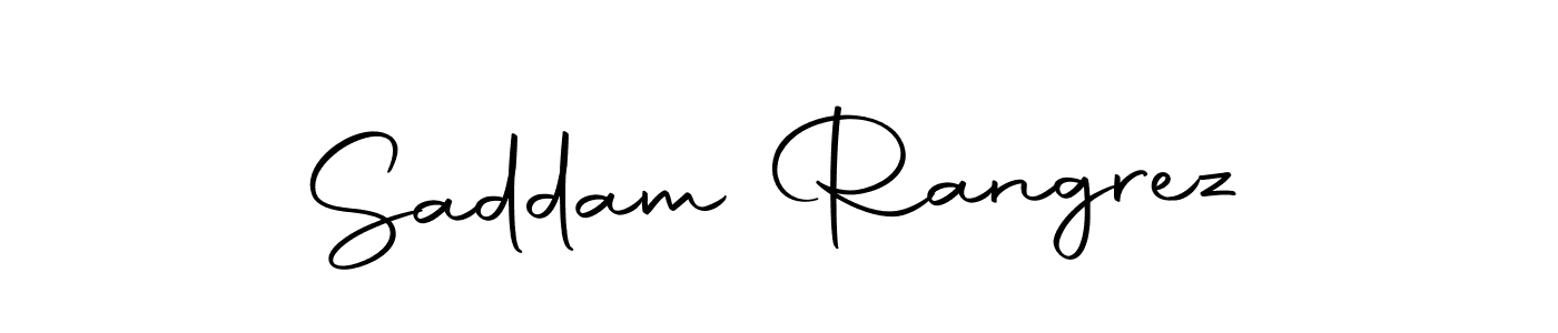 Similarly Autography-DOLnW is the best handwritten signature design. Signature creator online .You can use it as an online autograph creator for name Saddam Rangrez. Saddam Rangrez signature style 10 images and pictures png